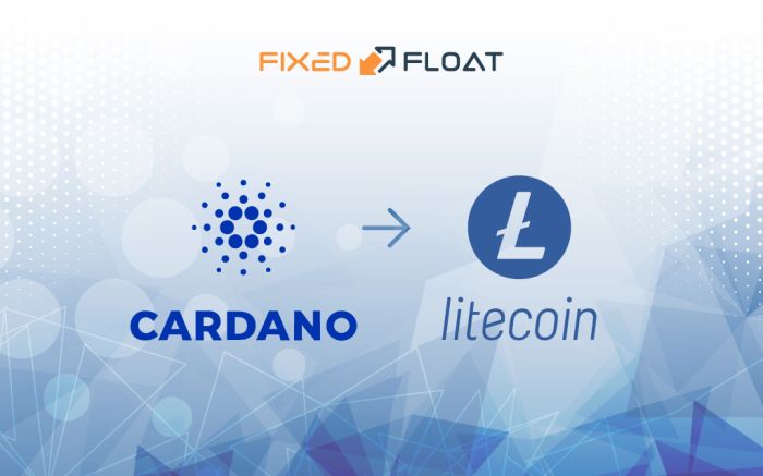 Câmbio Cardano por Litecoin