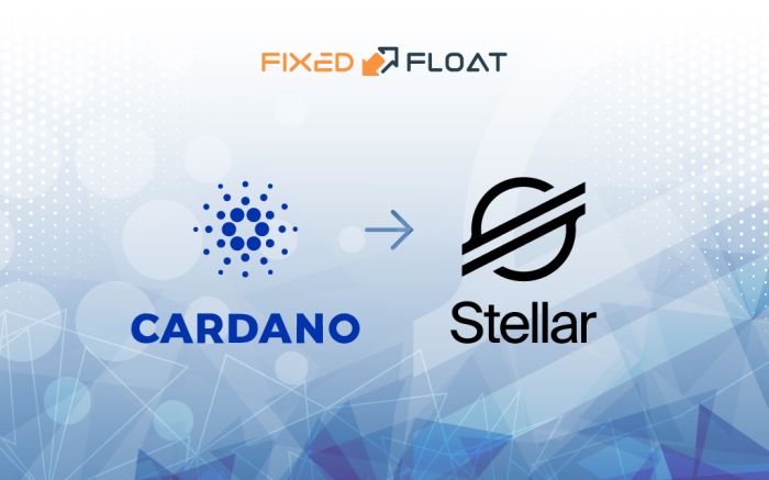 Câmbio Cardano por Stellar Lumens
