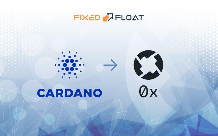 Tauschen Sie Cardano gegen 0x