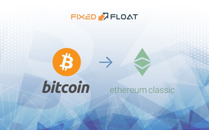 Exchange Bitcoin to Ethereum Classic
