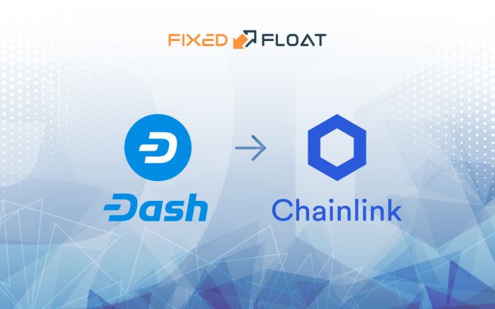 Intercambiar Dash a Chainlink