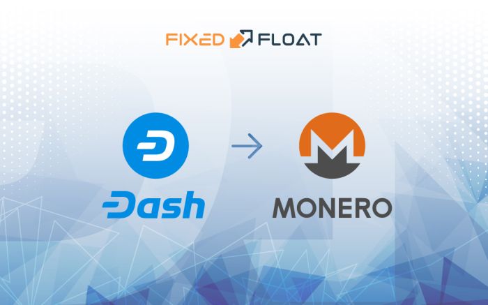 Tauschen Sie Dash gegen Monero
