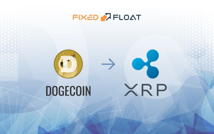 Tauschen Sie Dogecoin gegen XRP