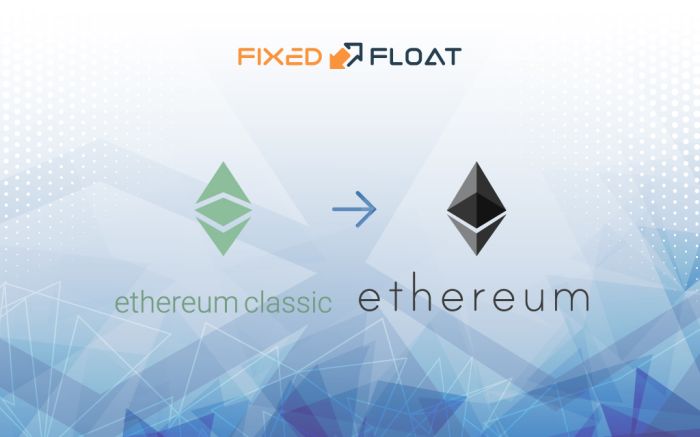Exchange Ethereum Classic to Ethereum
