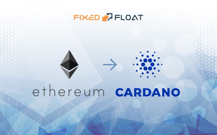 Exchange Ethereum to Cardano