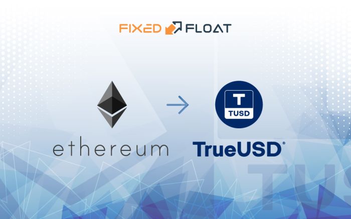 Tauschen Sie Ethereum gegen TrueUSD
