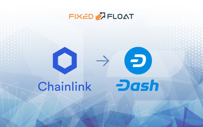 Intercambiar Chainlink a Dash