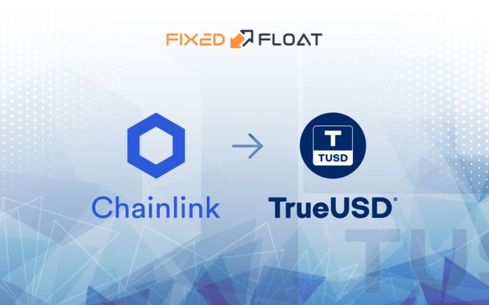 Tauschen Sie Chainlink gegen TrueUSD