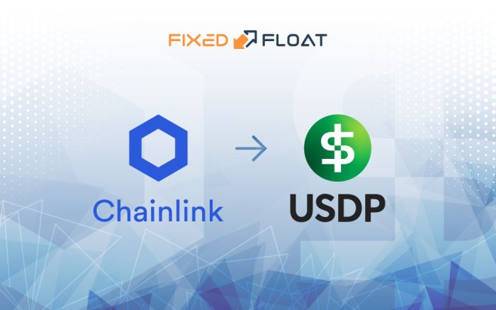 Intercambiar Chainlink a USDP