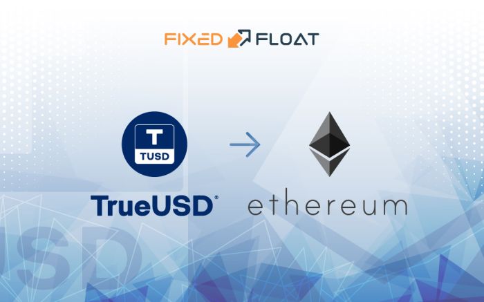 Tauschen Sie TrueUSD gegen Ethereum