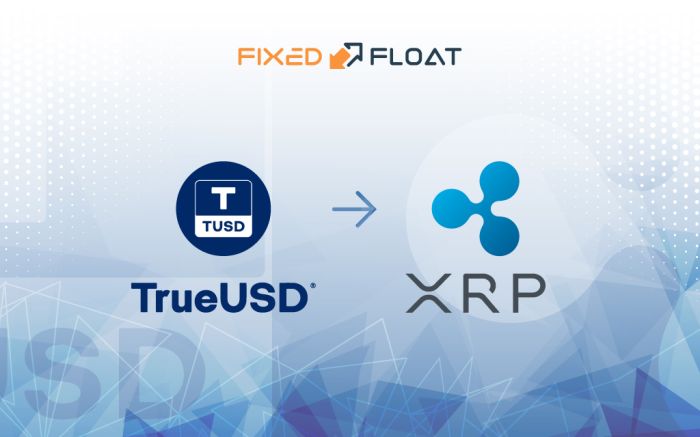 Câmbio TrueUSD para XRP