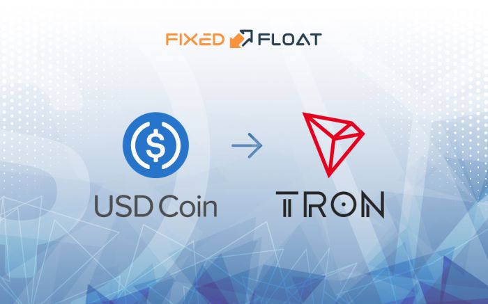 Обмен USD Coin на Tron
