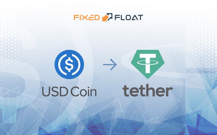 Exchange USD Coin to USDT (ERC-20)