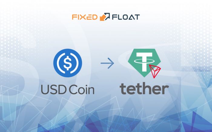 Обмен USD Coin на USDT (TRC-20)