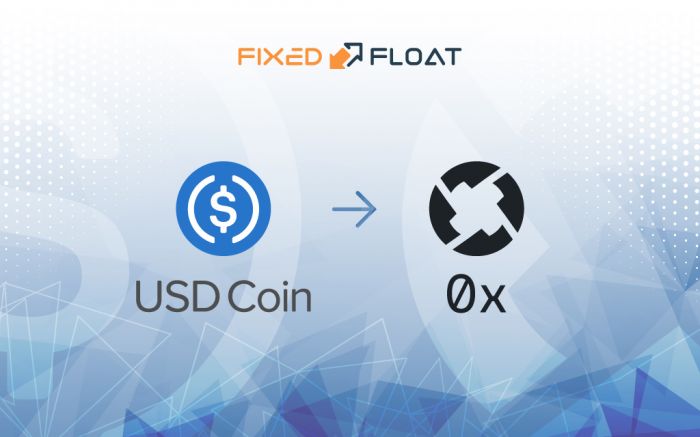 Обмен USD Coin на 0x