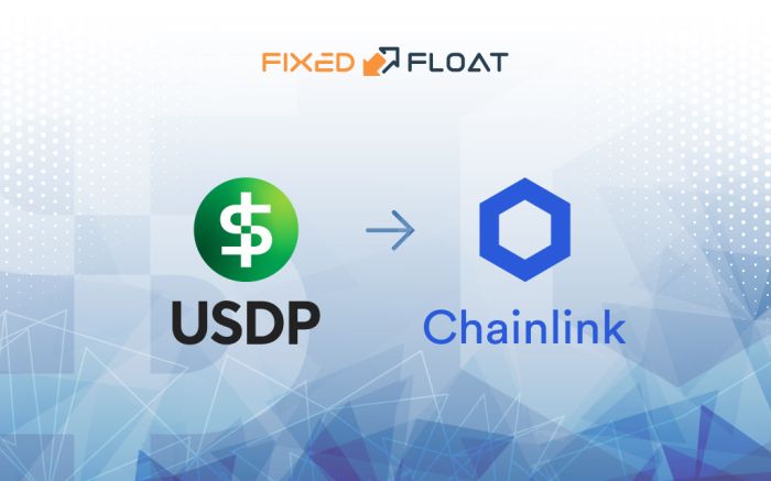 Intercambiar USDP a Chainlink