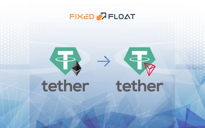 Tauschen Sie USDT (ERC-20) gegen USDT (TRC-20)