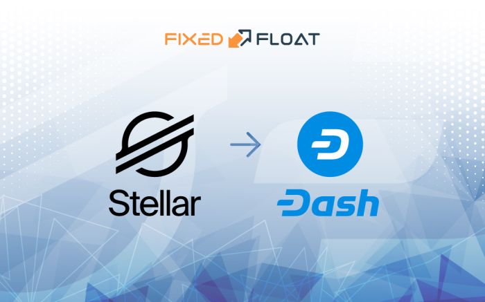 Exchange Stellar Lumens to Dash