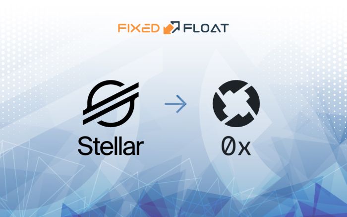 Câmbio Stellar Lumens para 0x