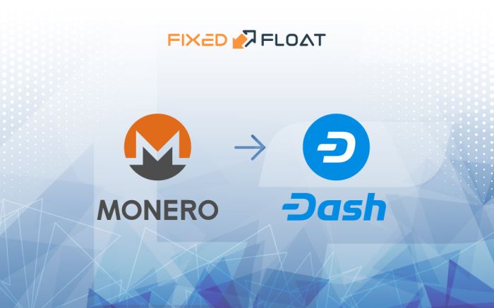 Обмен Monero на Dash