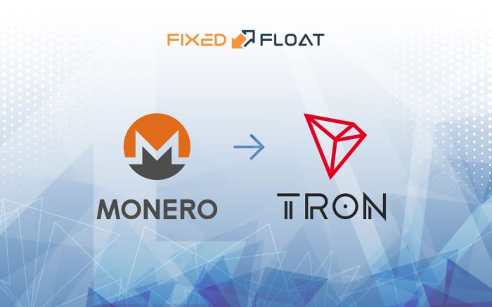 Exchange Monero to Tron