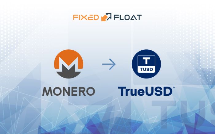 Exchange Monero à TrueUSD
