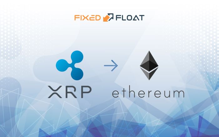 Câmbio XRP por Ethereum