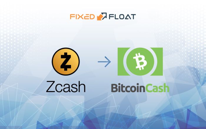 Câmbio Zcash por Bitcoin Cash