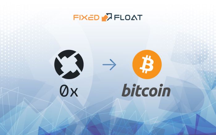 Tauschen Sie 0x gegen Bitcoin